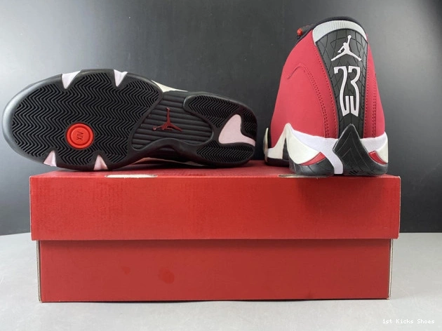 1st Kicks GYM JORDAN RED TORO AIR 14 RETRO 487471-006 0731